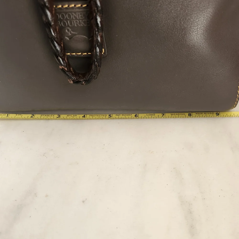 NWT Dooney & Bourke Charcoal Hattie Drawstring Florentine Bucket Bag - Picture 5 of 14